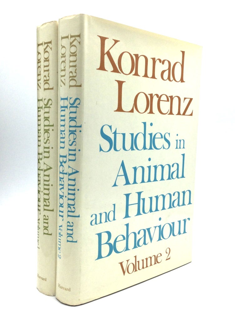 Item #53962 STUDIES IN ANIMAL AND HUMAN BEHAVIOUR. Konrad Lorenz.