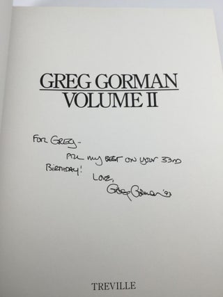 GREG GORMAN, Volume II