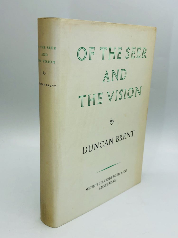 Item #61423 OF THE SEER AND THE VISION. Duncan Brent.