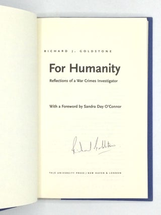 FOR HUMANITY: Reflections of a War Crimes Investigator