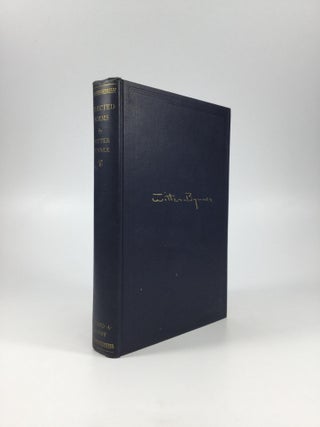 Item #62270 SELECTED POEMS. Witter Bynner