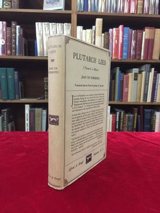 Item #64478 PLUTARCH LIED (Plutarch a Menti). Jean de Pierrefeu