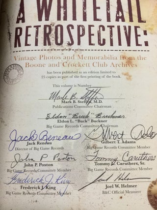 A WHITETAIL RETROSPECTIVE: Vintage Photos and Memorabilia from the Boone and Crockett Club Archives