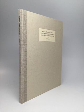 Item #66344 AN ESSAY BY GARY F. KURUTZ ON A BIBLIOGRAPHY OF CALIFORNIA AND THE PACIFIC WEST,...