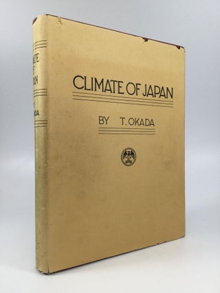 Item #66887 THE CLIMATE OF JAPAN. T. Okada