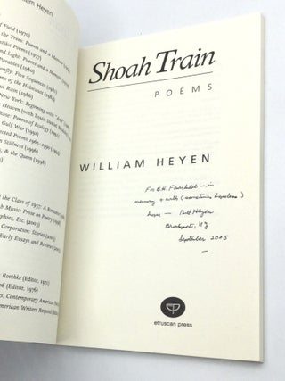SHOAH TRAIN: Poems