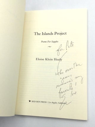 THE ISLANDS PROJECT: Poems for Sappho