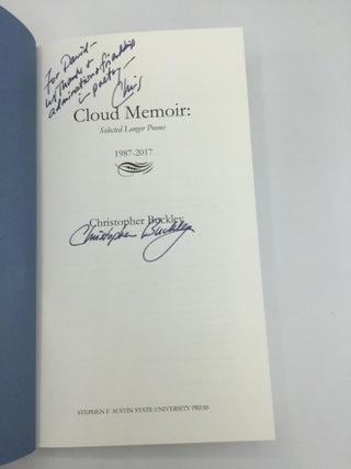 CLOUD MEMOIR: Selected Longer Poems 1987-2017