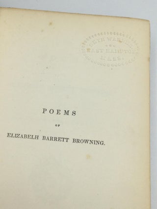 THE POEMS OF ELIZABETH BARRETT BROWNING