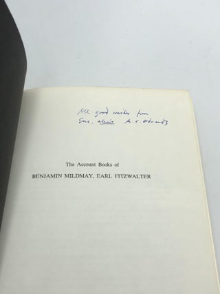 THE ACCOUNT BOOKS OF BENJAMIN MILDMAY, EARL FITZWALTER