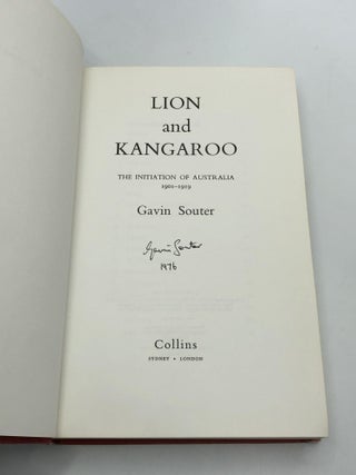 LION AND KANGAROO: The Initiation of Australia, 1901-1919