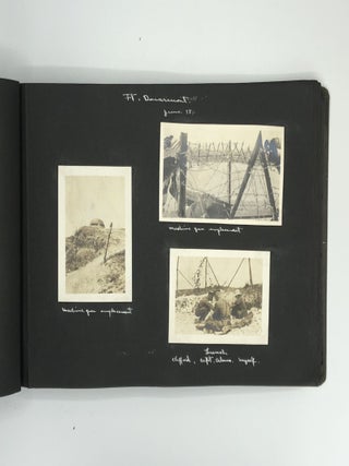 FIRST WORLD WAR PHOTOGRAPH ALBUM OF THE SECRETARY OF THE NATIONAL WAR WORK COUNCIL OF THE YMCA