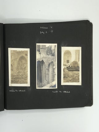FIRST WORLD WAR PHOTOGRAPH ALBUM OF THE SECRETARY OF THE NATIONAL WAR WORK COUNCIL OF THE YMCA
