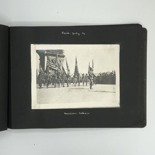 FIRST WORLD WAR PHOTOGRAPH ALBUM OF THE SECRETARY OF THE NATIONAL WAR WORK COUNCIL OF THE YMCA