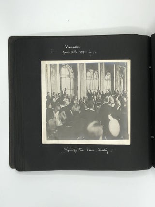 FIRST WORLD WAR PHOTOGRAPH ALBUM OF THE SECRETARY OF THE NATIONAL WAR WORK COUNCIL OF THE YMCA