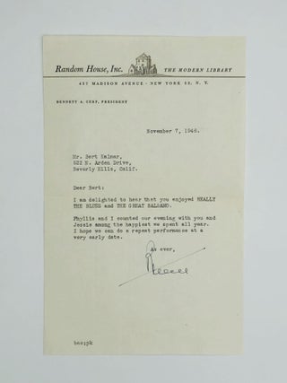 KALMAR FAMILY SHOW BUSINESS LETTER ARCHIVE
