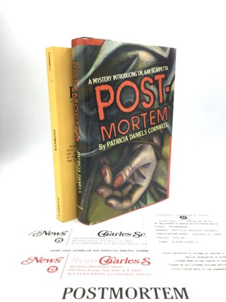 Item #71785 POSTMORTEM: Uncorrected Advance Proof and First Edition. Patricia Daniels Cornwell