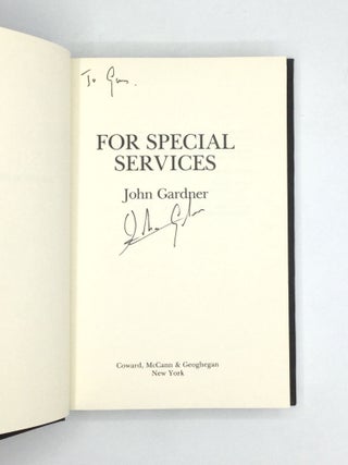 James Bond Novels, All Signed: LICENSE RENEWED; FOR SPECIAL SERVICES; ICEBREAKER; ROLE OF HONOUR; NOBODY LIVES FOR EVER; NO DEALS, MR. BOND; SCORPIUS; WIN, LOSE OR DIE