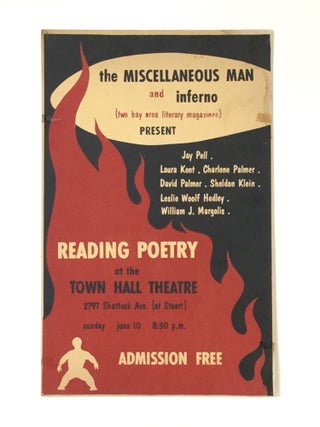 Item #72721 the MISCELLANEOUS MAN and inferno (two bay area literary magazines) PRESENT Jay Pell,...