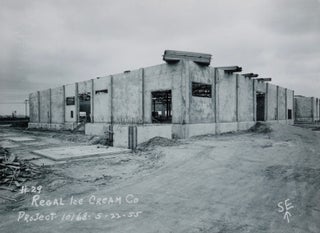 Item #73195 PHOTOGRAPHIC RECORD OF THE CONSTRUCTION OF LOS ANGELES DAIRY PLANTS. Culinary –...