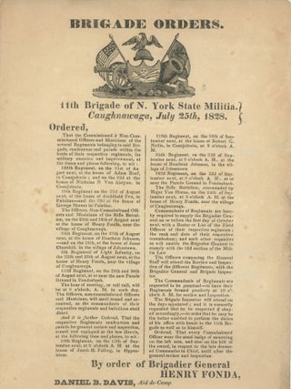 ARCHIVE OF FONDA FAMILY PAPERS