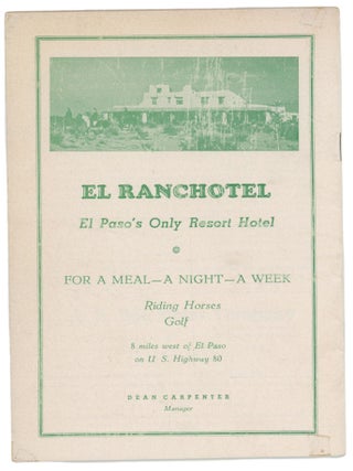 THE SOUTHWEST HOTEL GREETERS GUIDE, JUNE – 1941
