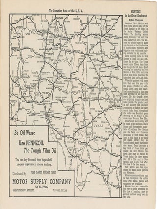 THE SOUTHWEST HOTEL GREETERS GUIDE, JUNE – 1941