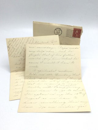 Item #73707 LETTERS OF A CALIFORNIA WOMAN TO HER BROTHER CONCERNING FAMILY HEALTH ISSUES....