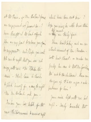 HOLOGRAPHIC LETTER BY THE BRITISH AUTHOR, ART CRITIC, AND HISTORIAN
