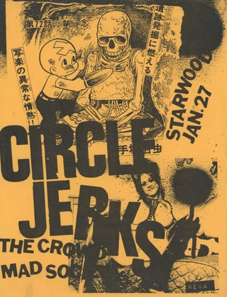 Item #73798 CIRCLE JERKS, THE CROWD, MAD SOCIETY. Punk, Circle Jerks
