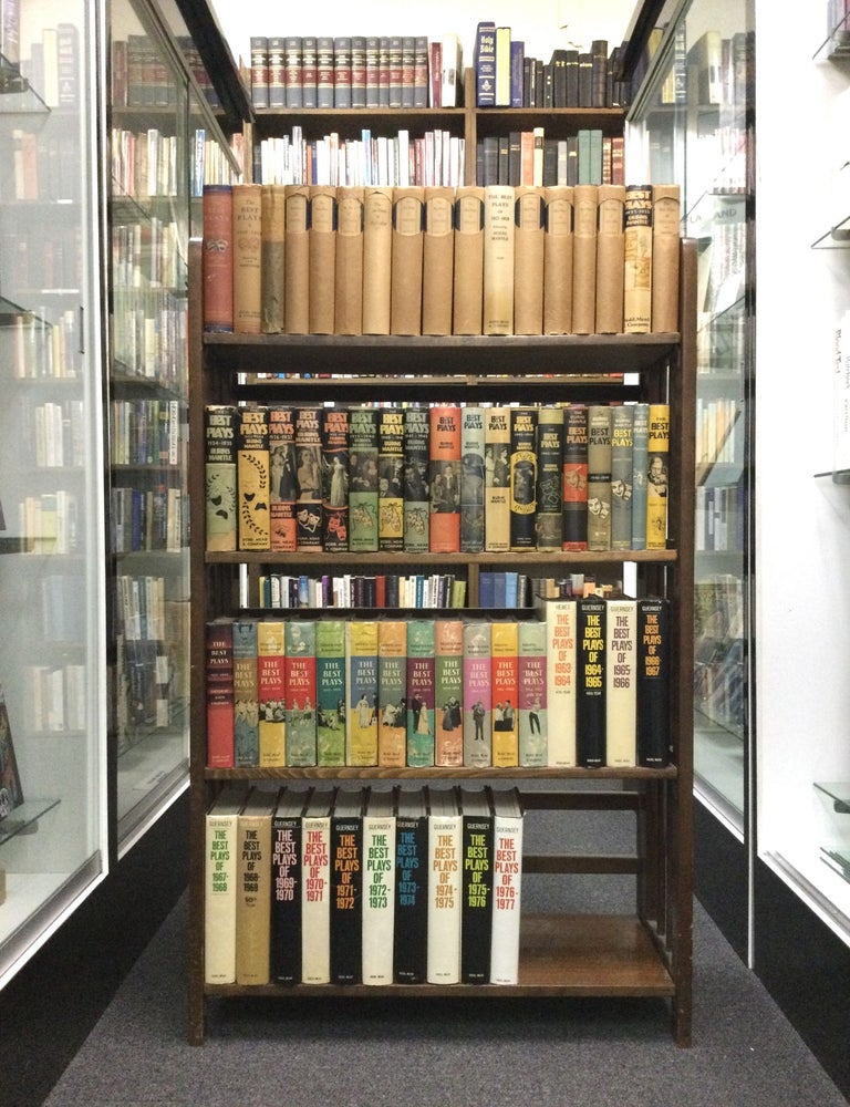 Item #73854 THE BEST PLAYS OF 1899-1977: 61 Volumes. Burns Mantle, Henry Hewes, Louis Kronenberger, John Chapman, Otis L. Guernsey Jr.