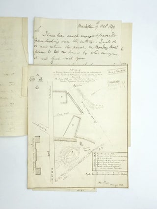 KENT COUNTY, ENGLAND ARCHAEOLOGICAL MAP OF SAXON RUINS