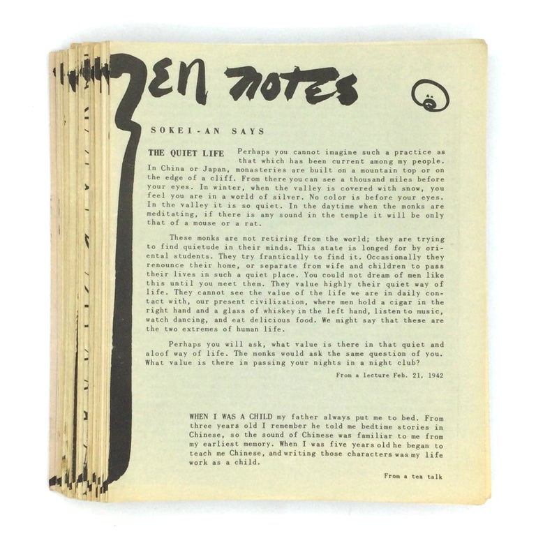 Item #74199 ZEN NOTES: 53 Issues. Buddhism.