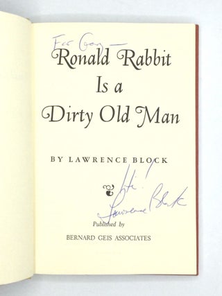RONALD RABBIT IS A DIRTY OLD MAN