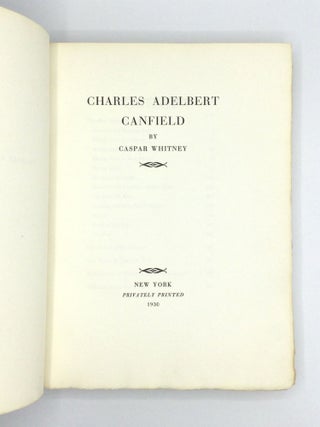CHARLES ADELBERT CANFIELD
