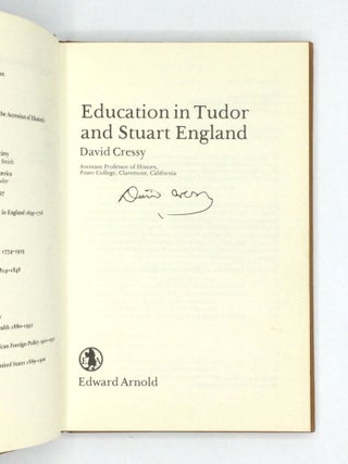 EDUCATION IN TUDOR AND STUART ENGLAND
