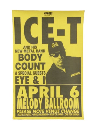 Item #74370 MONQUI PRESENTS ICE-T AND HIS NEW METAL BAND BODY COUNT. Heavy Metal