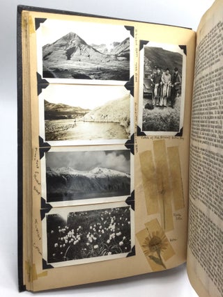 TYPESCRIPT AND PHOTOGRAPHS DOCUMENTING A WASHINGTON MAN'S ADVENTURES IN ALASKA, 1946-47