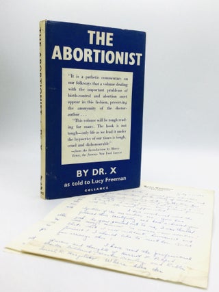 Item #74624 THE ABORTIONIST by Dr. X as Told to Lucy Freeman. Dr. Nathan H. Rappaport