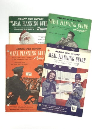 Item #74635 HEALTH FOR VICTORY MEAL PLANNING GUIDE: December 1943, April 1944, July 1944, [and]...