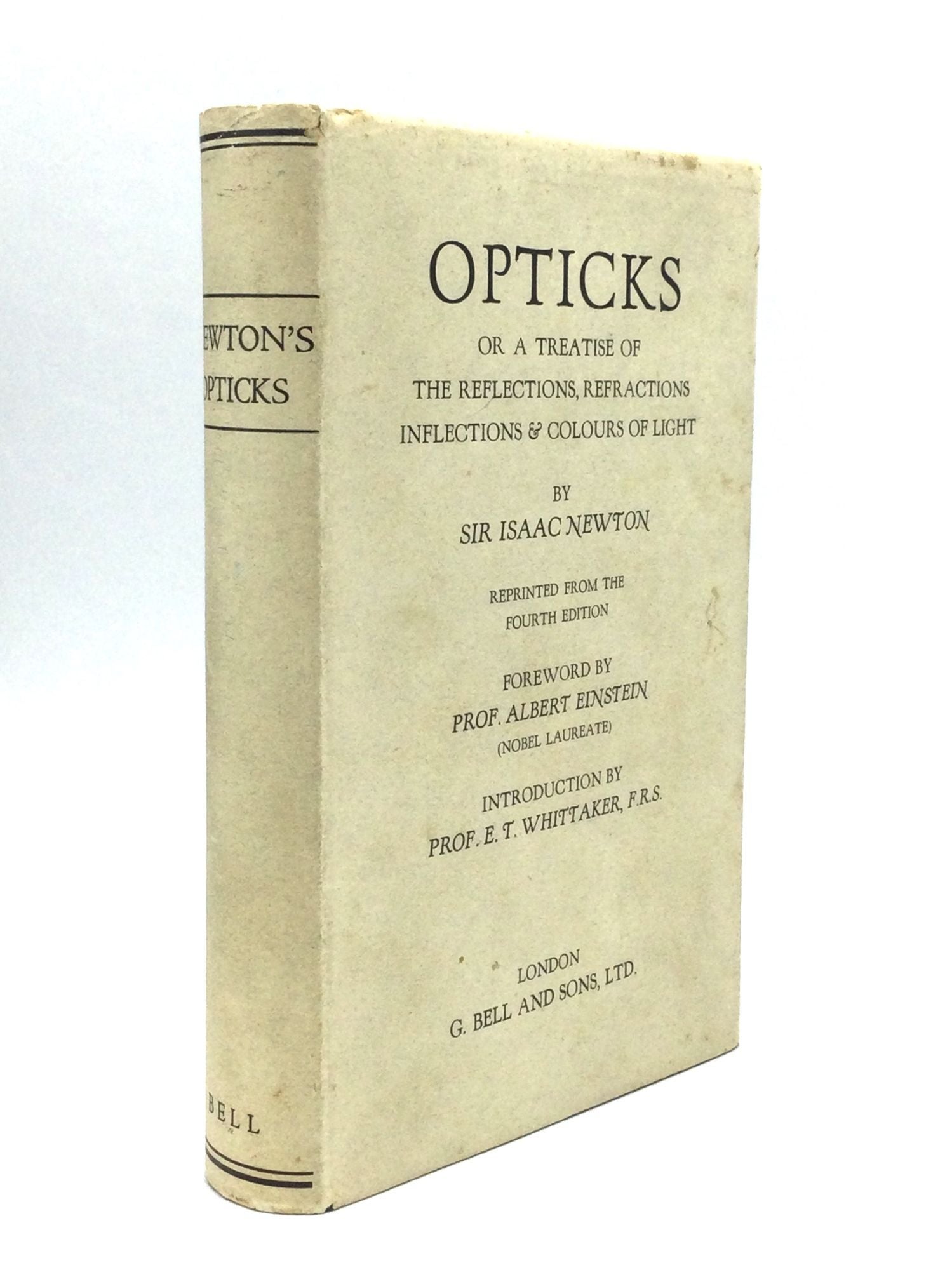 Opticks Or A Treatise Of The Reflections Refractions Inflections And Colours Of Light Sir 2971