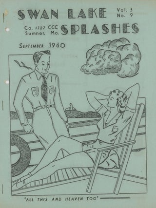 Item #74697 “THE SPICY PAPER OF THE C.C.C.”. Americana – Civilian Conservation Corps