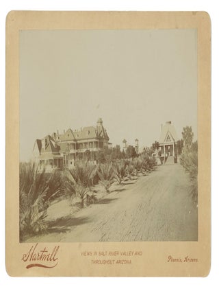 Item #74702 CABINET CARD OF PHOENIX INDIAN SCHOOL. Native Americans, Francis Hartwell