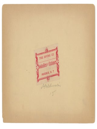 CABINET CARD OF WEST END SCHOOL IN PHOENIX