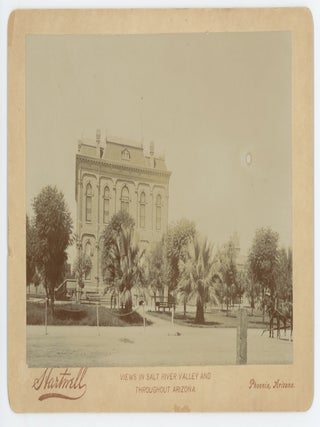 Item #74704 CABINET CARD OF PHOENIX COURT HOUSE. Arizona, Francis Hartwell