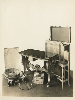 Item #74710 PHOTOGRAPHS OF EARLY 20TH CENTURY GAMING TABLES. Gambling