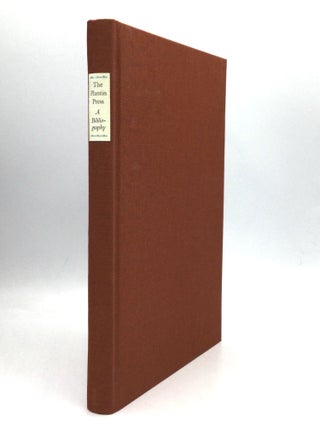 Item #75477 THE PLANTIN PRESS OF SAUL & LILLIAN MARKS: A Bibliography [1930-1985]. Tyrus G....