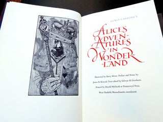 ALICE'S ADVENTURES IN WONDERLAND [and] THROUGH THE LOOKING-GLASS AND WHAT ALICE FOUND THERE, Illustrated with Wood Engravings by Barry Moser