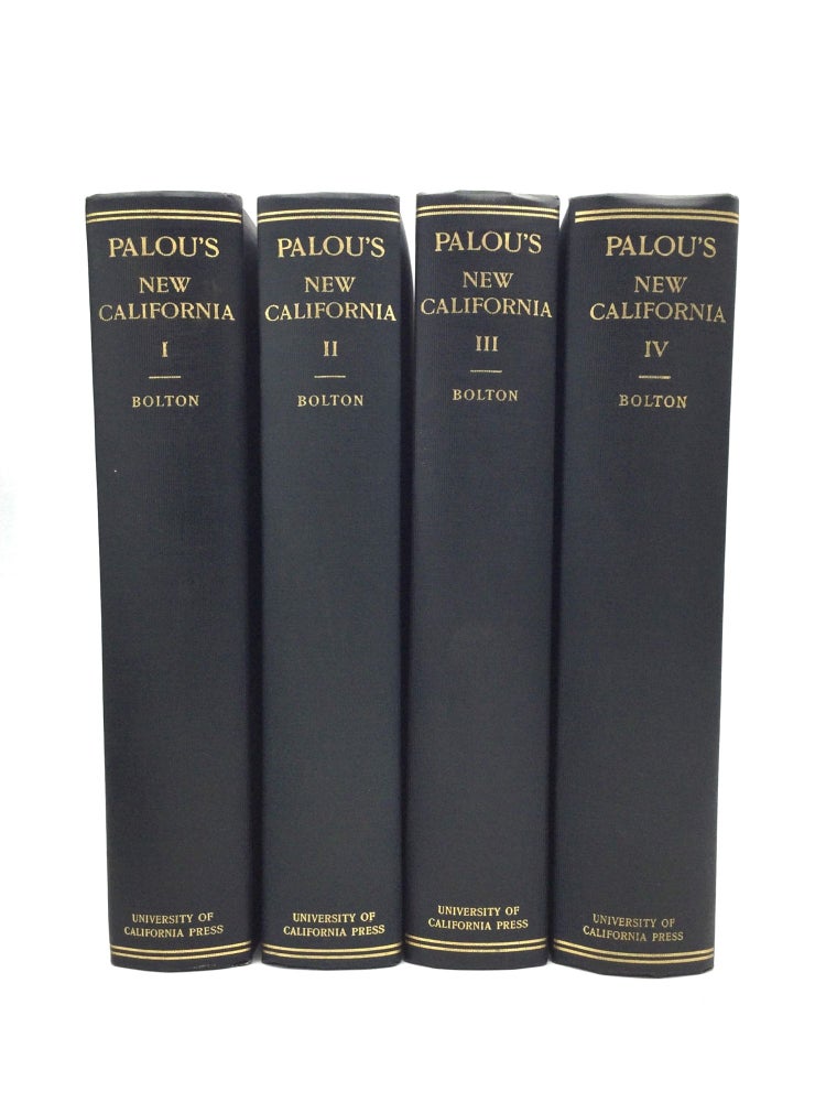 Item #75652 HISTORICAL MEMOIRS OF NEW CALIFORNIA: Translated into English from the Manuscript in the Archives of Mexico, Edited by Herbert Eugene Bolton. Fray Francisco Palóu, O. F. M.