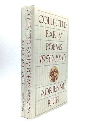 Item #75739 COLLECTED EARLY POEMS, 1950-1970. Adrienne Rich